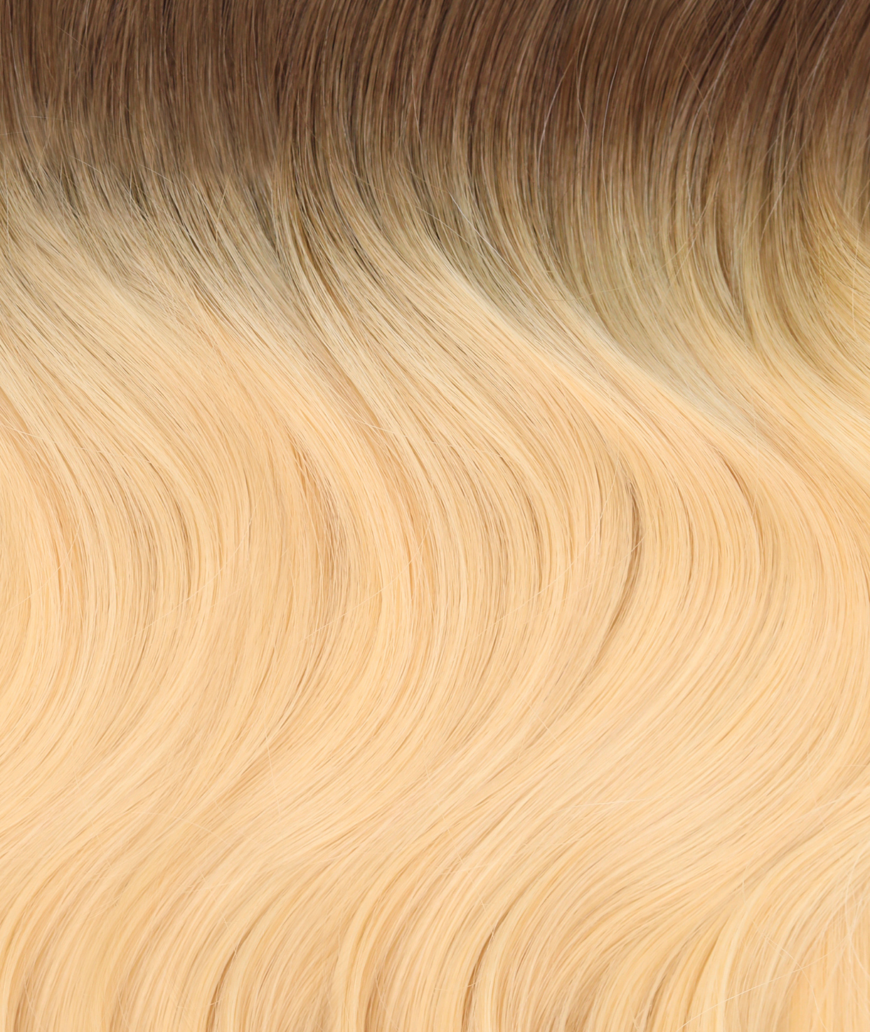 #Beach Blonde Ombre Butterfly Weft™ Hair Extensions