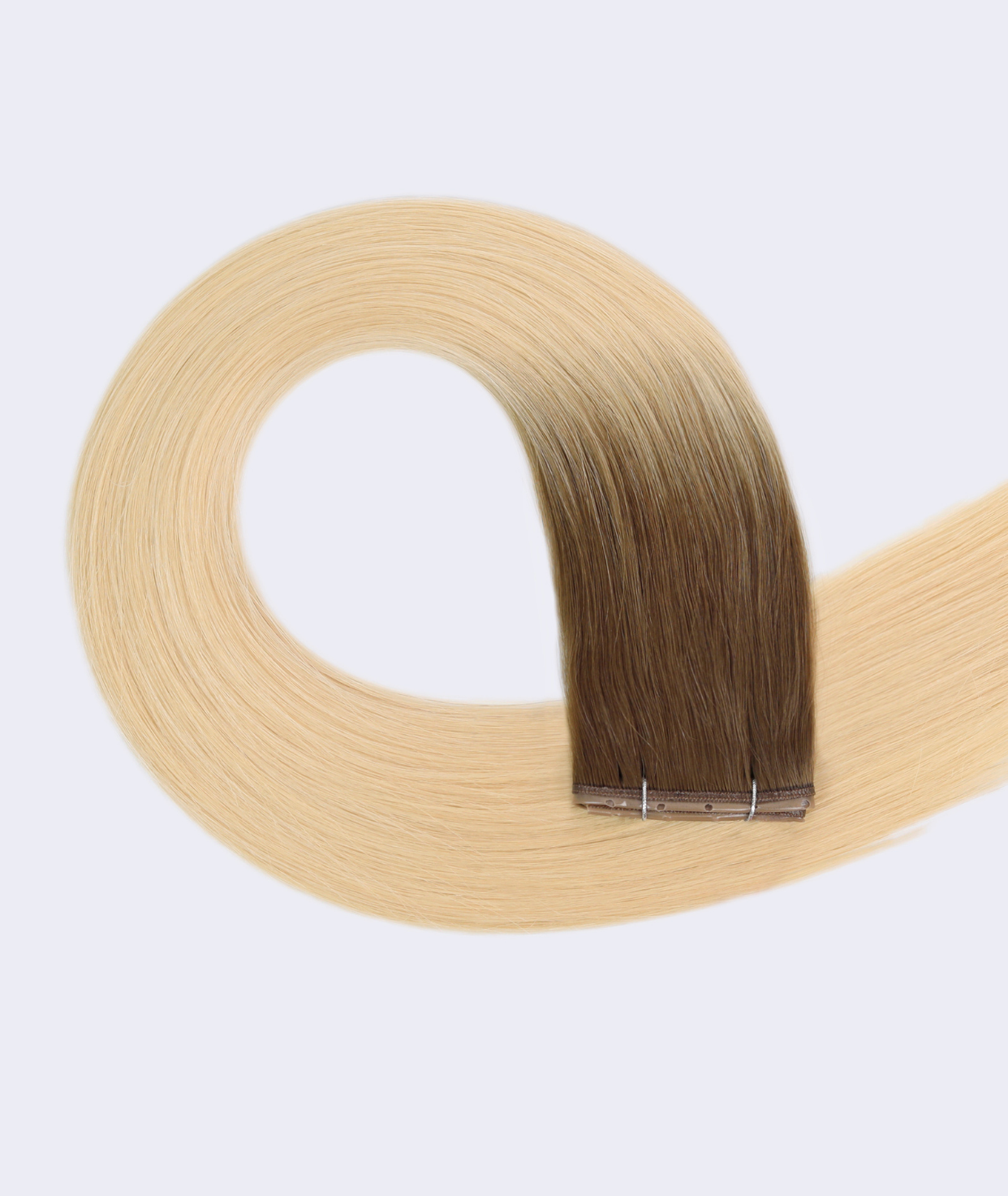 #Beach Blonde Ombre Butterfly Weft™ Hair Extensions