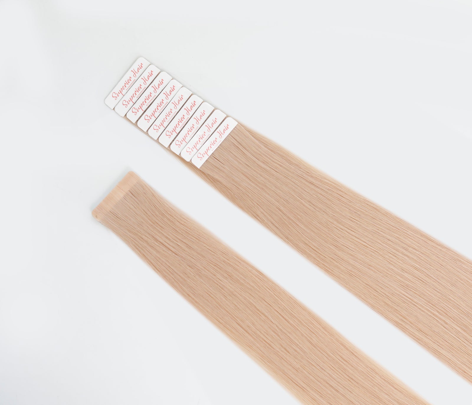 #Beach Blonde Ultra Seamless Tape In Extensions