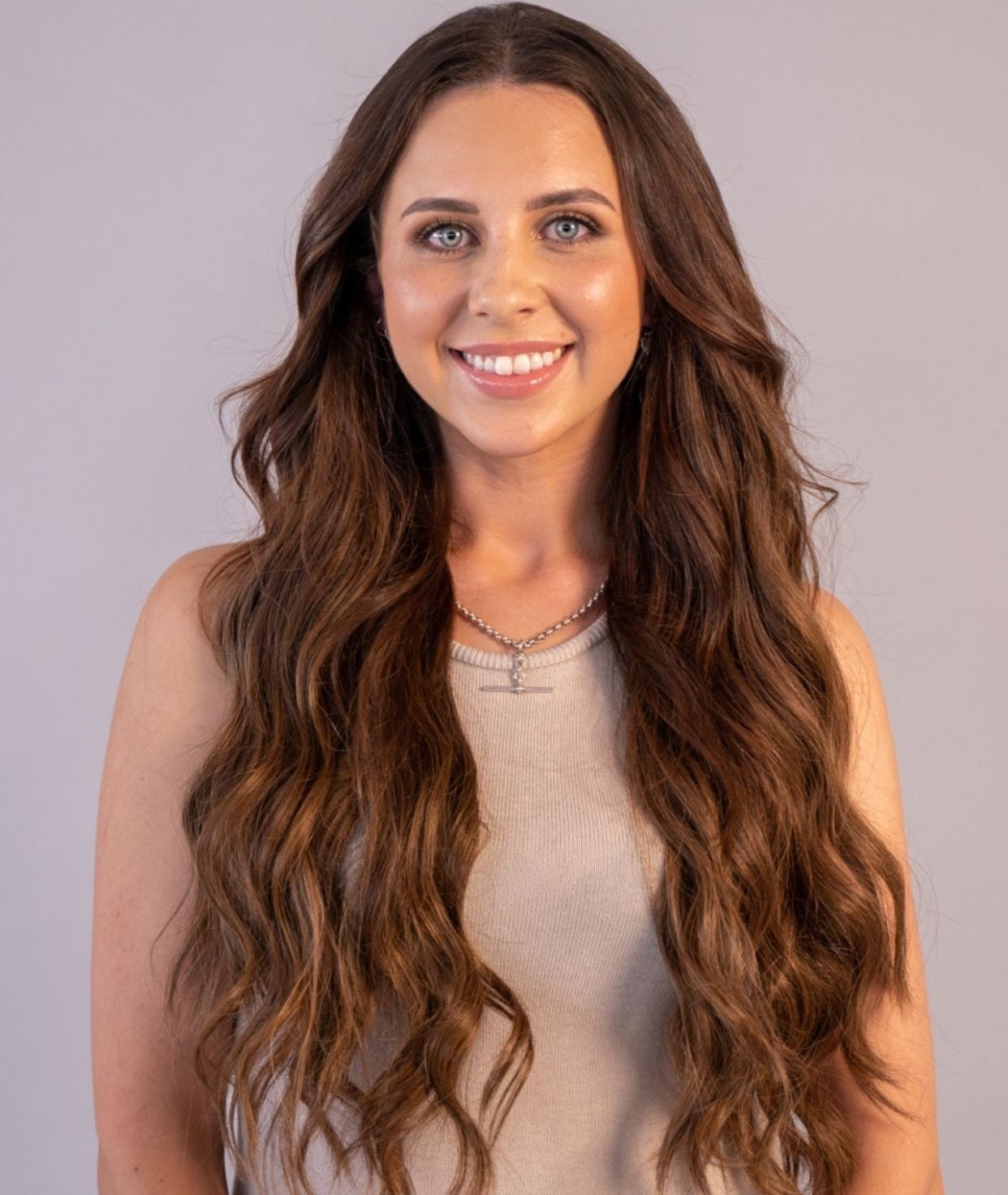 #Chocolate Brown Balayage Nano Tip Hair Extensions