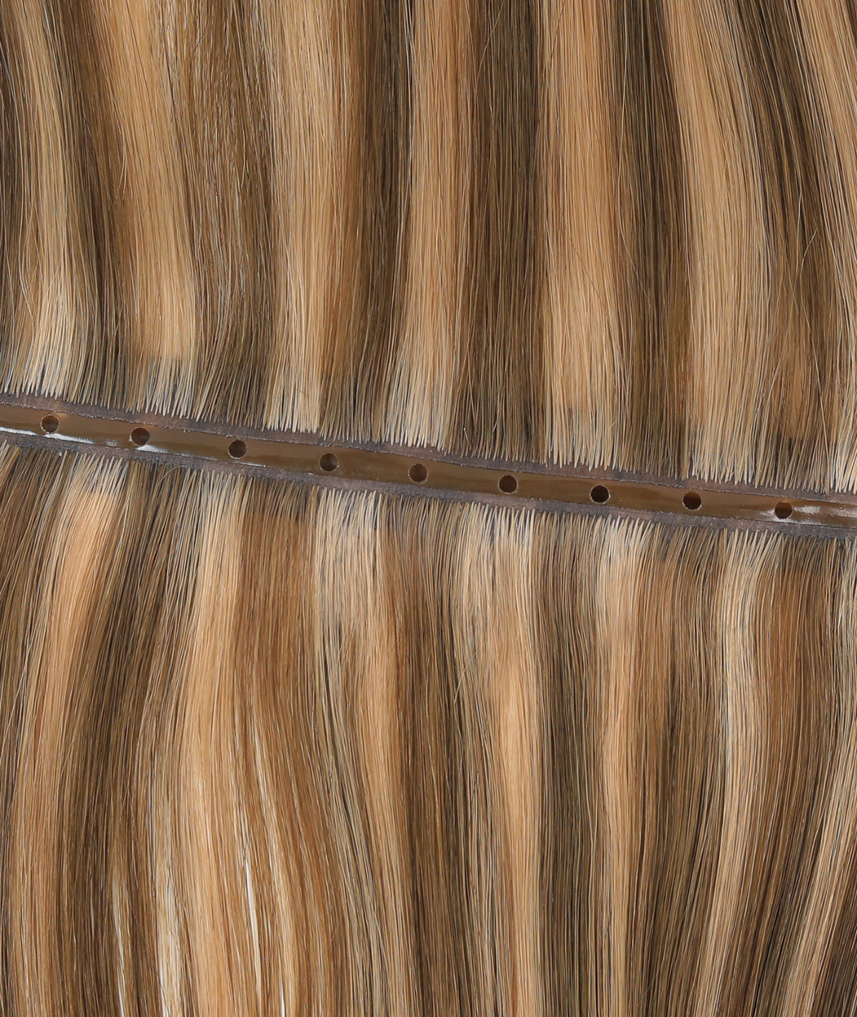 #Chestnut Brown Highlights Invisi Butterfly Weft™ Hair Extensions