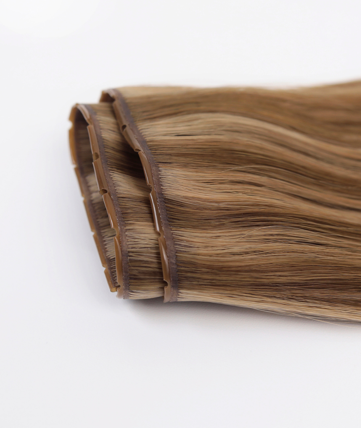 #Chestnut Brown Highlights Invisi Butterfly Weft™ Hair Extensions