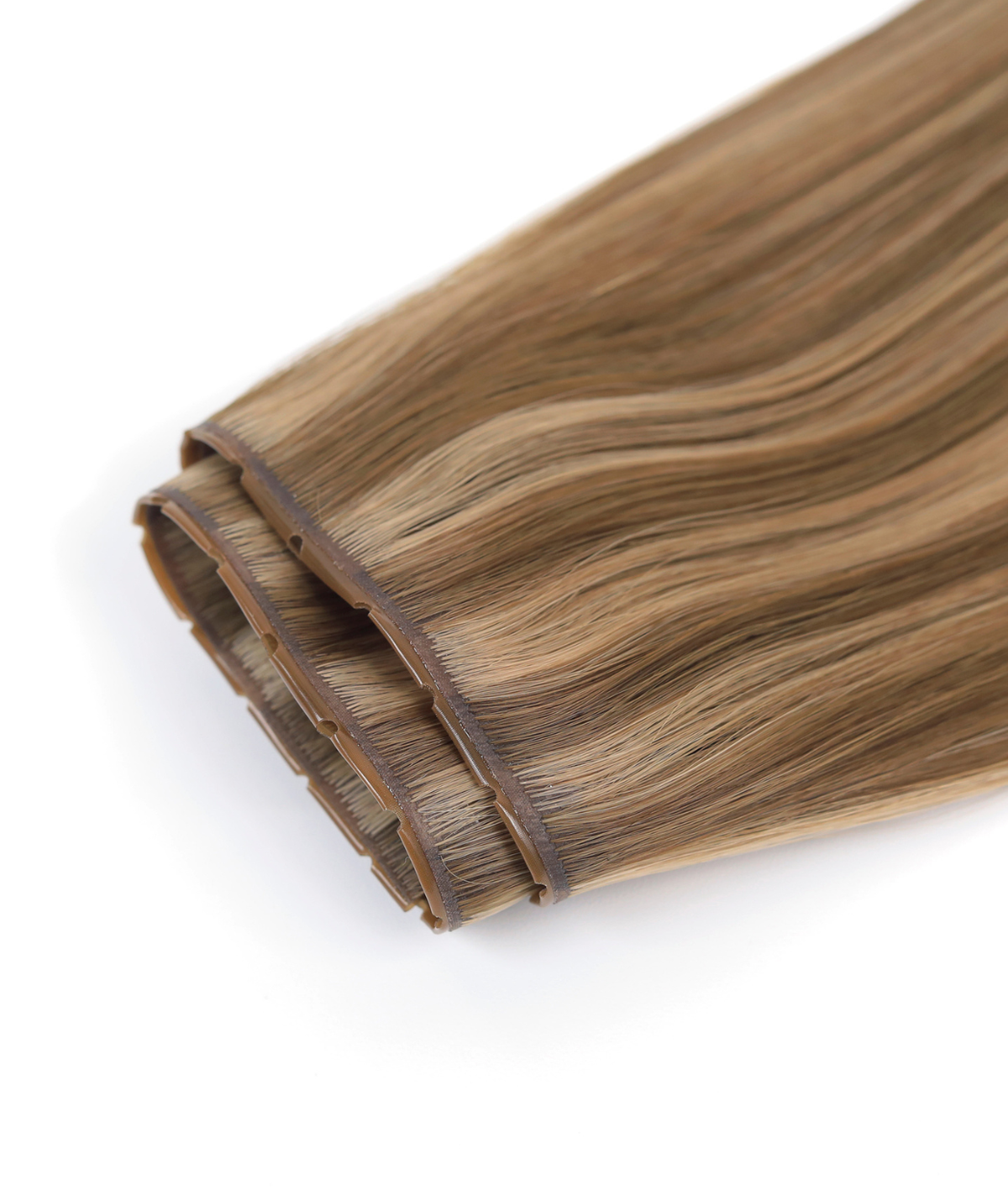 #Chestnut Brown Highlights Invisi Butterfly Weft™ Hair Extensions