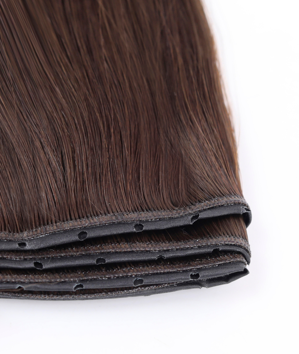 #Chocolate Brown Balayage Butterfly Weft™ Hair Extensions