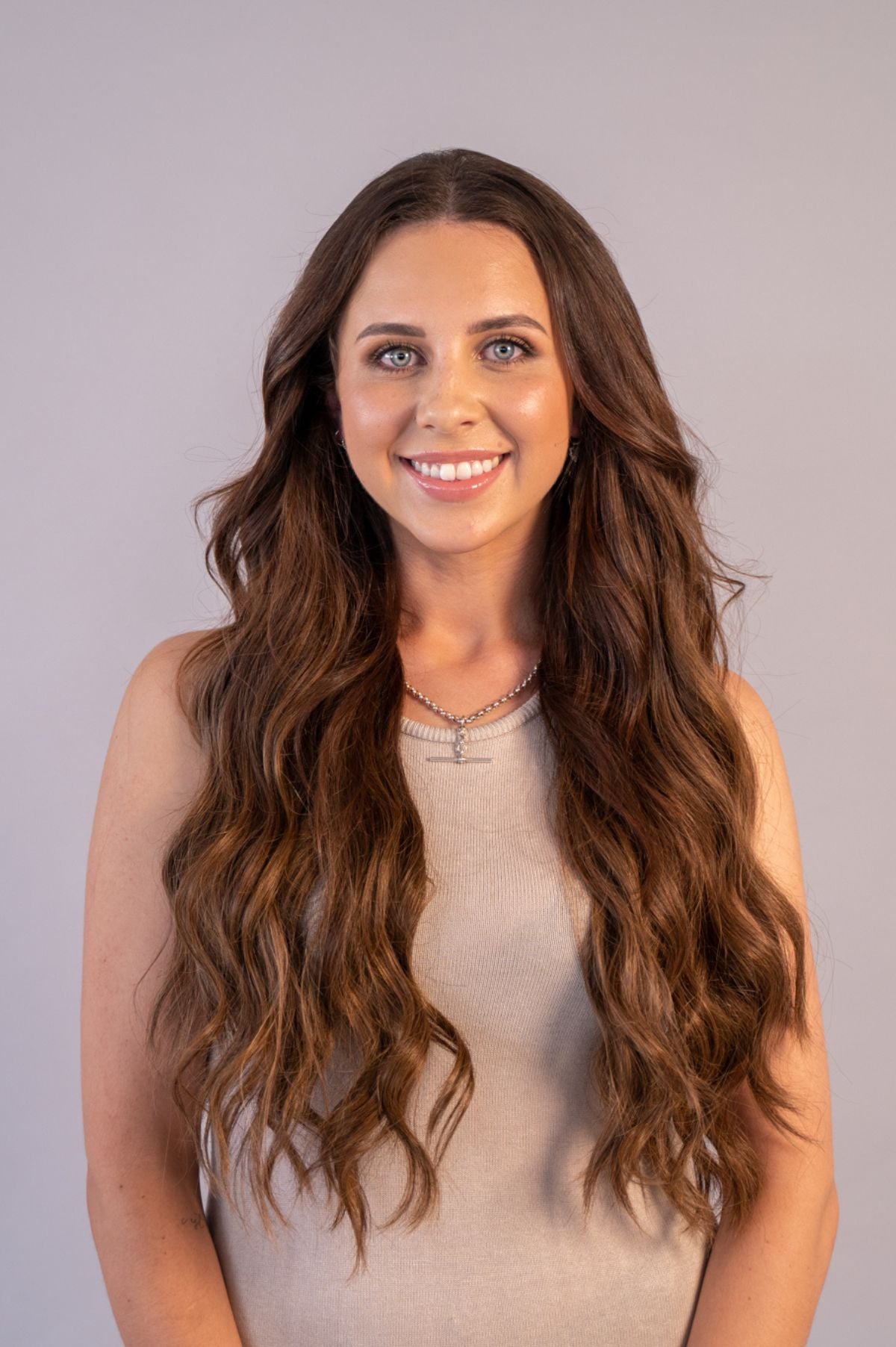 #Chocolate Brown Balayage Ponytail Extensions