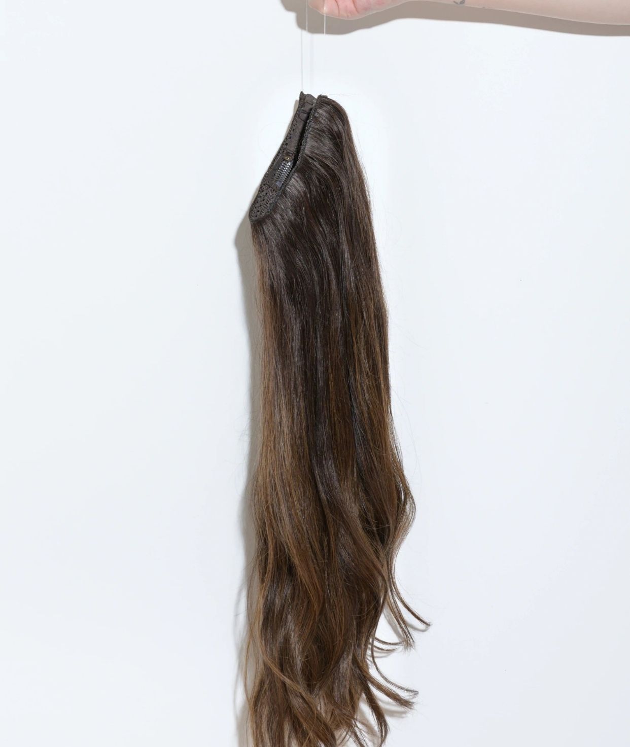 #Dark Brown Balayage Classic Halo Hair Extensions