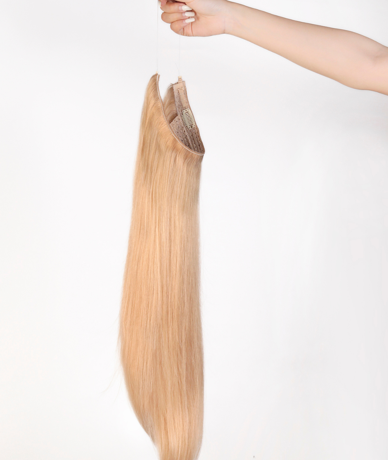 #Dirty Blonde Classic Halo Hair Extensions