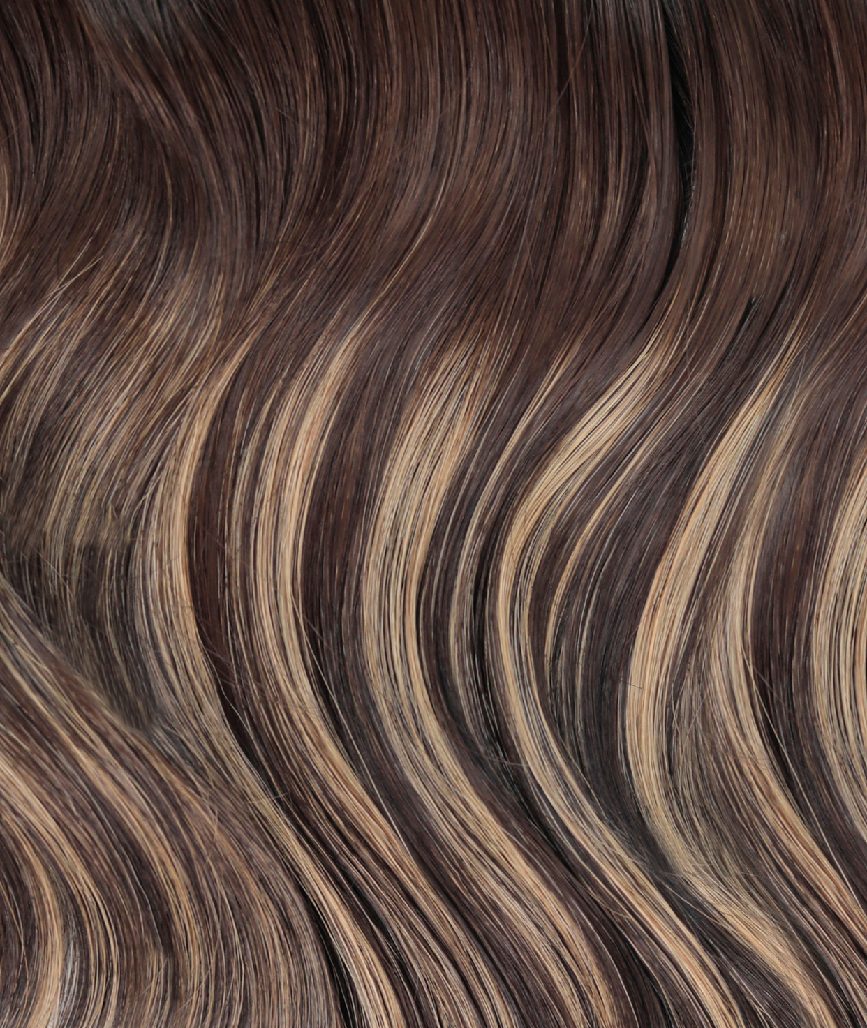 #Dark Ash Brown Balayage Classic Halo Hair Extensions