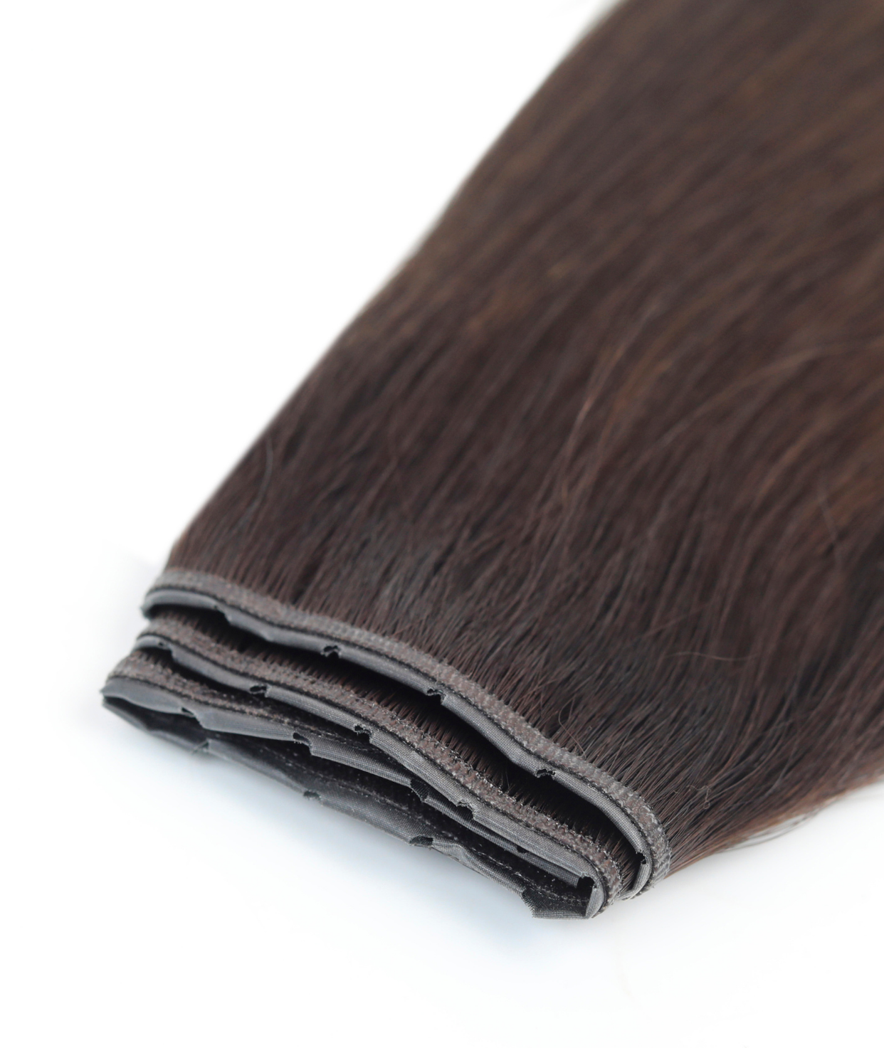 #Dark Ash Brown Balayage Butterfly Weft™ Hair Extensions