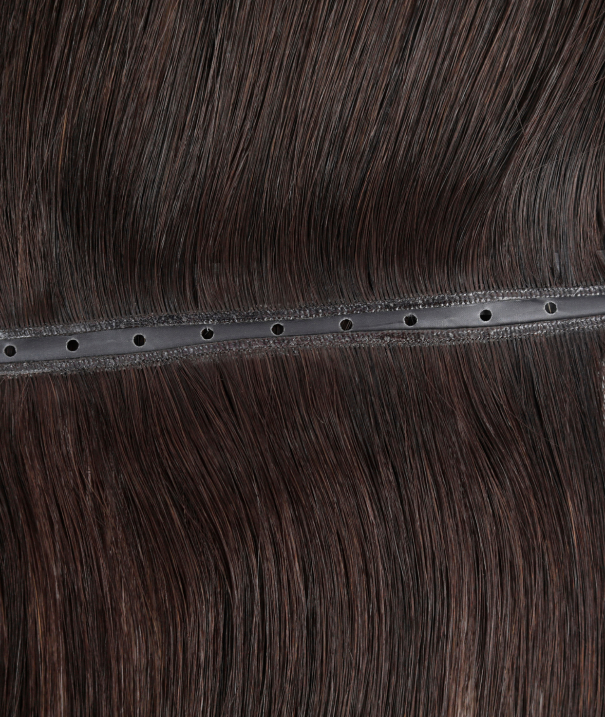 #Dark Brown Balayage Butterfly Weft™ Hair Extensions