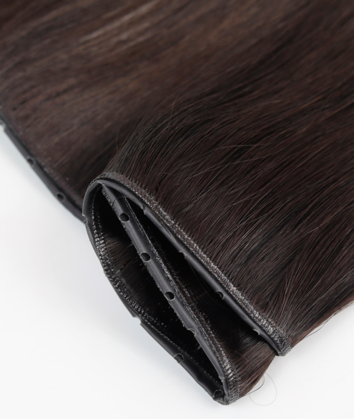 #Dark Brown Balayage Butterfly Weft™ Hair Extensions