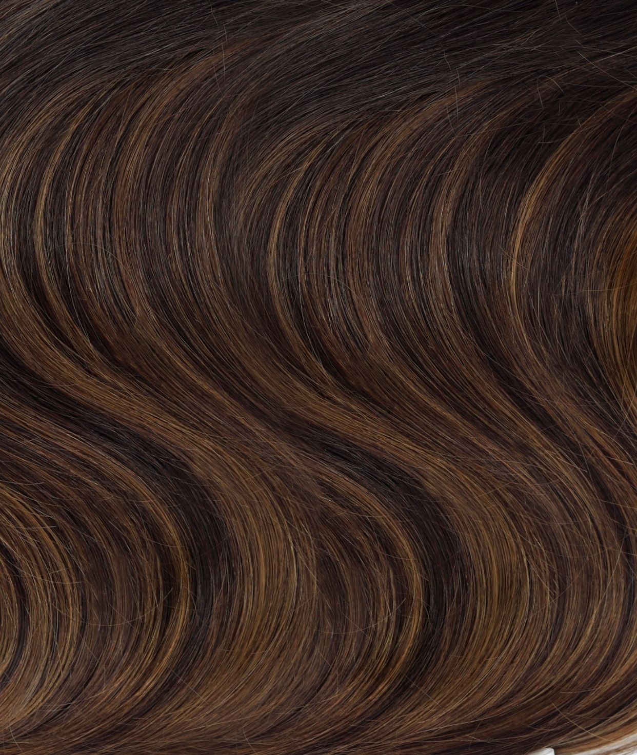 #Dark Brown Balayage Ponytail Extensions