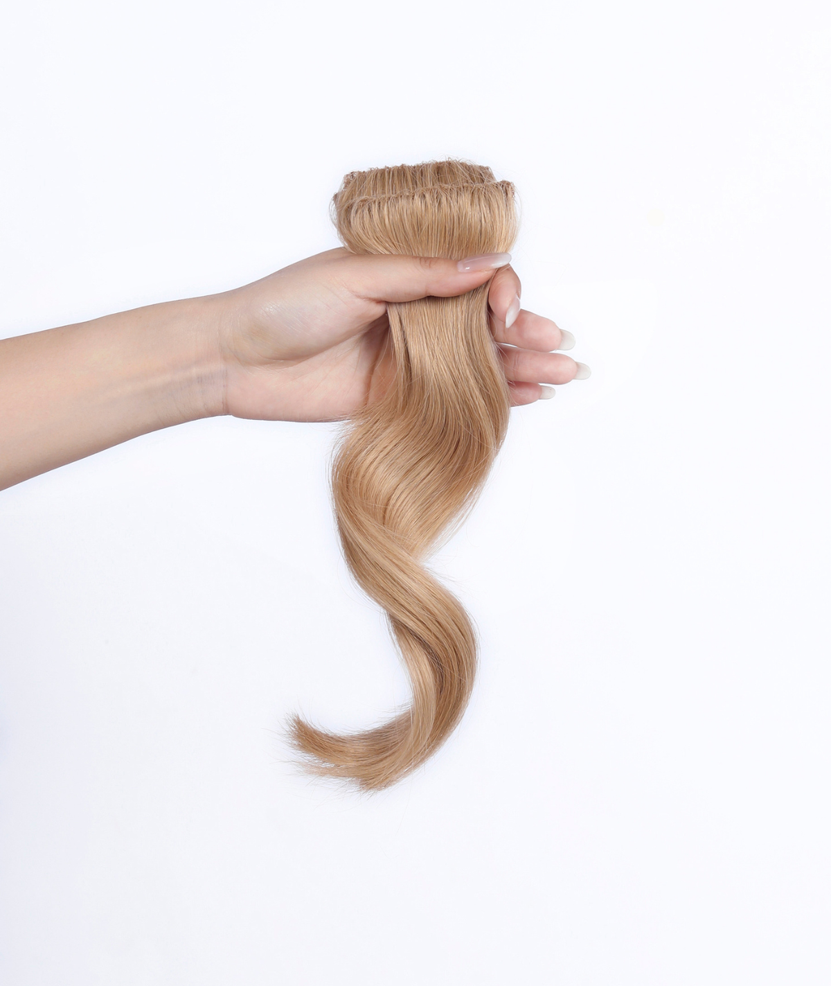 #Dirty Blonde Scalp Clip in Hair Fill Ins