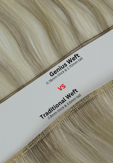 #16 Caramel Dark Blonde Genius Weft Extensions