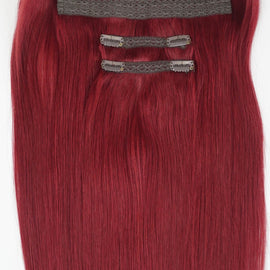 #6R Red Classic Halo Hair Extensions — Value Grade