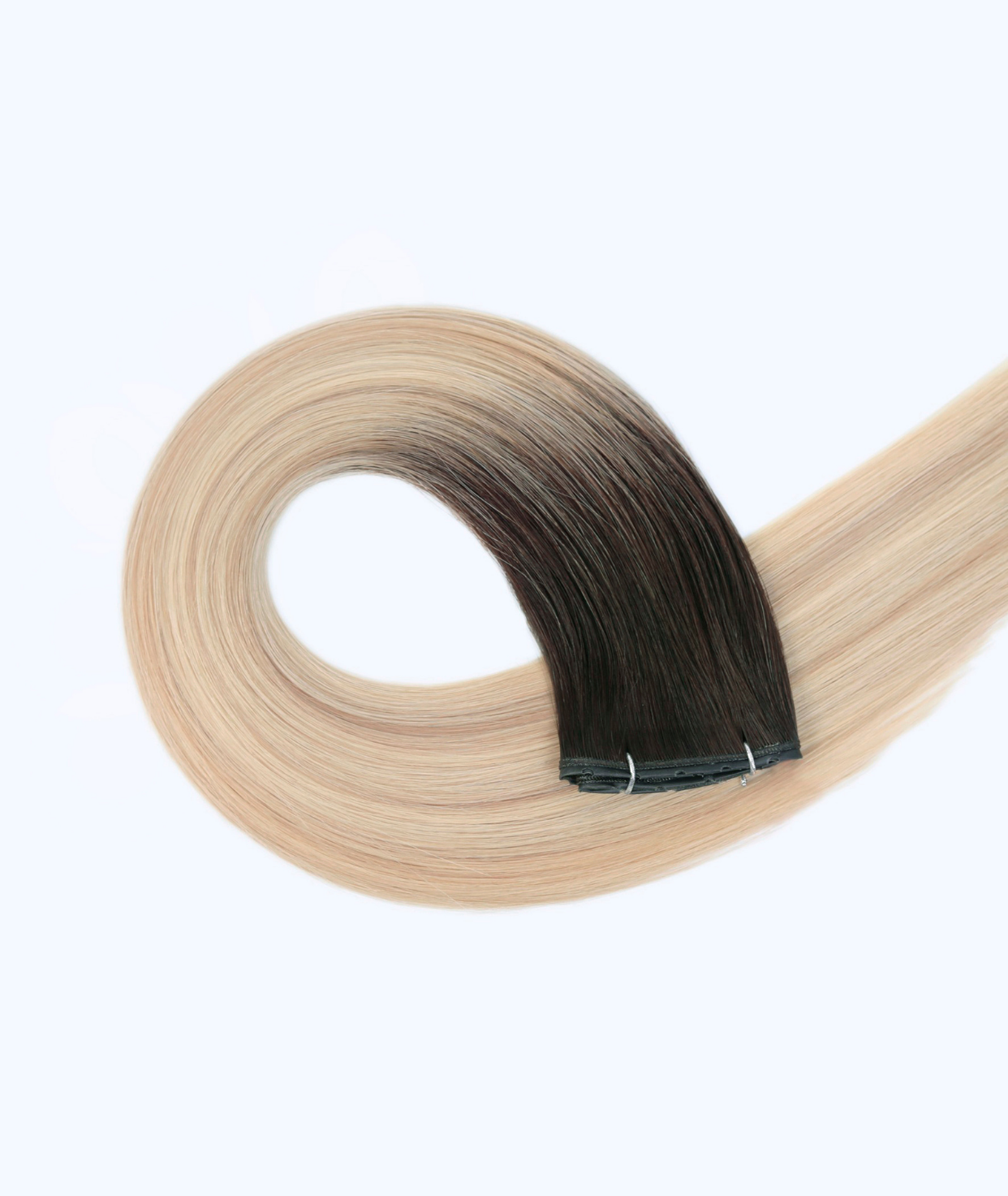 #Iced Coffee Balayage Butterfly Weft™ Hair Extensions
