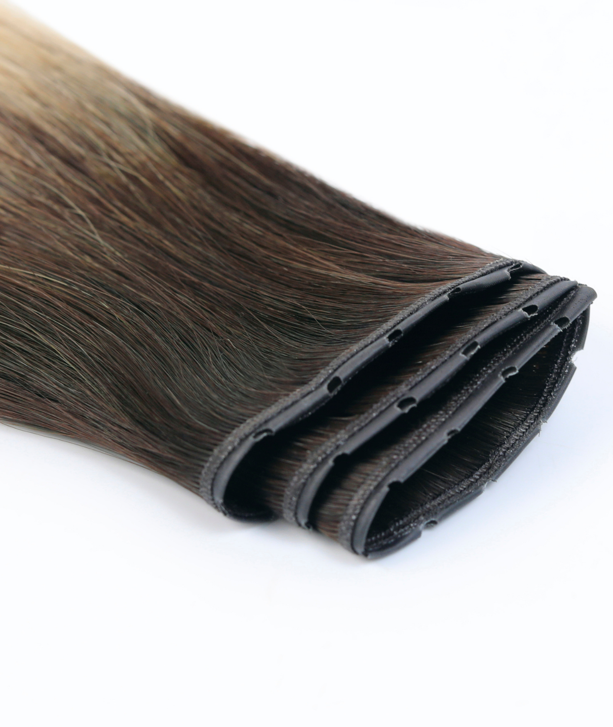 #Iced Coffee Balayage Butterfly Weft™ Hair Extensions