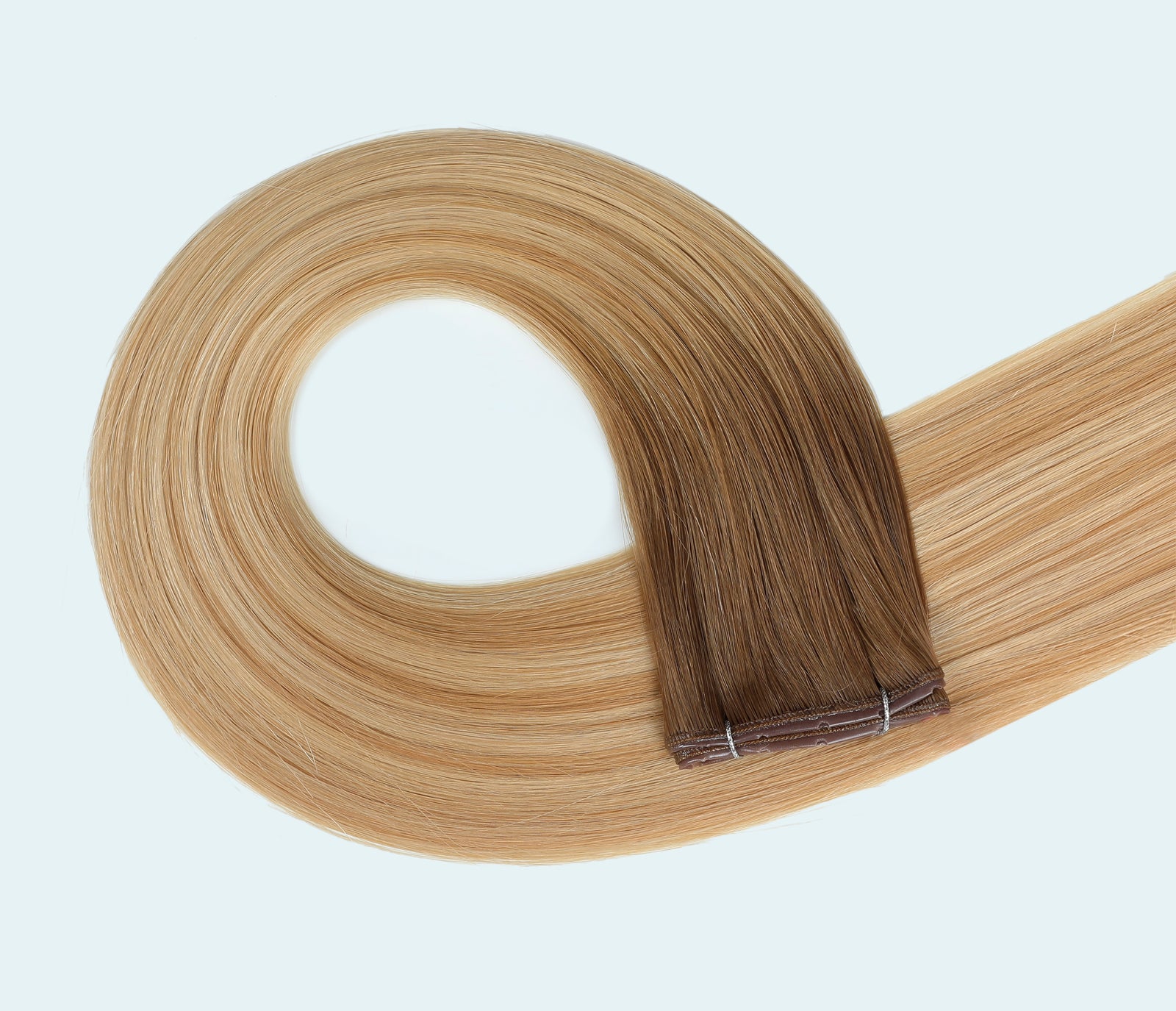 #Toffee Cream Balayage Butterfly Weft™ Extensions