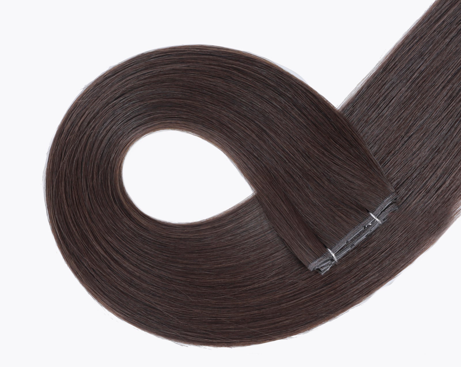 #1BL Darkest Brown Butterfly Weft™ Extensions