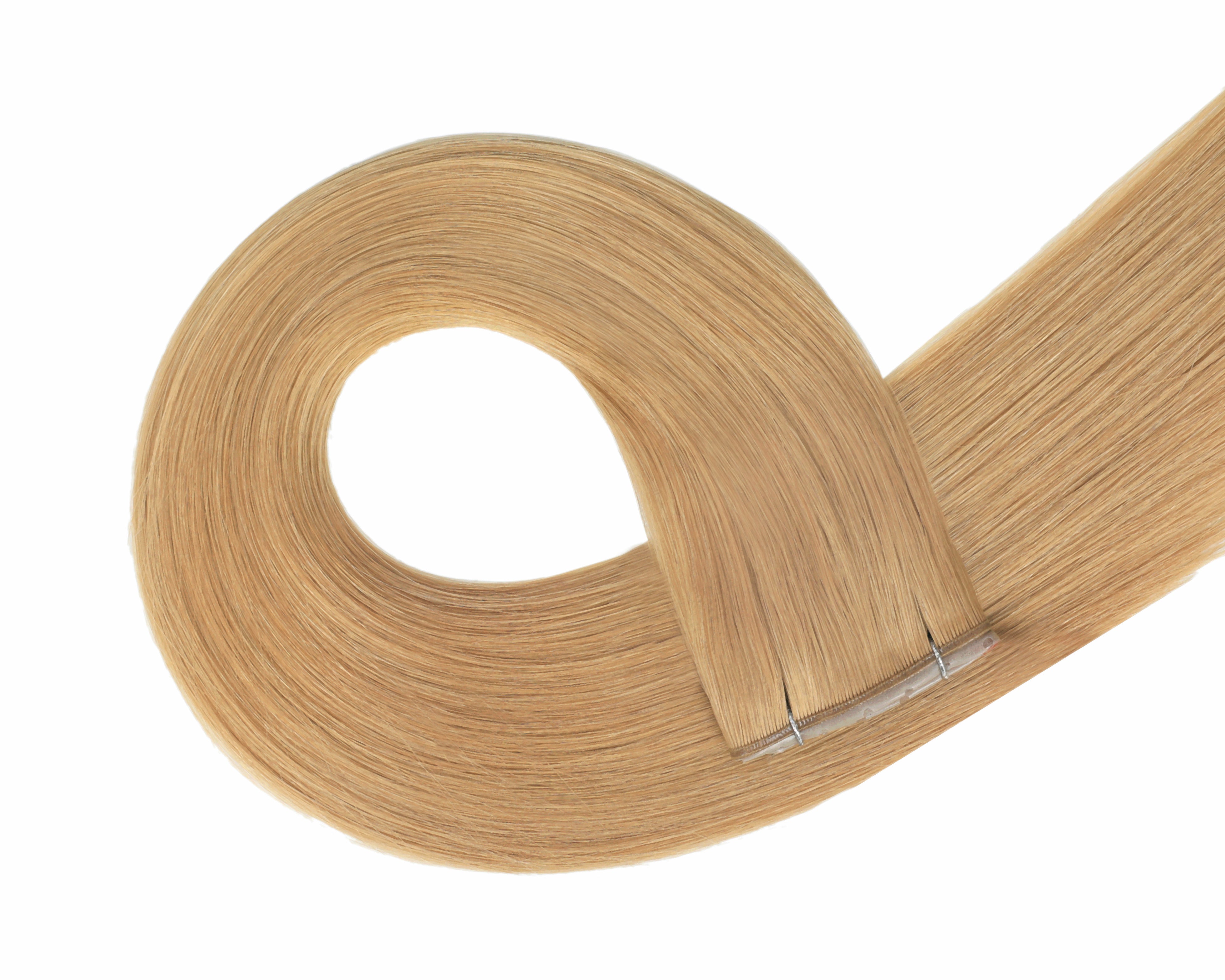 #16 Caramel Dark Blonde Butterfly Weft™ Hair Extensions (DISCONTINUED)