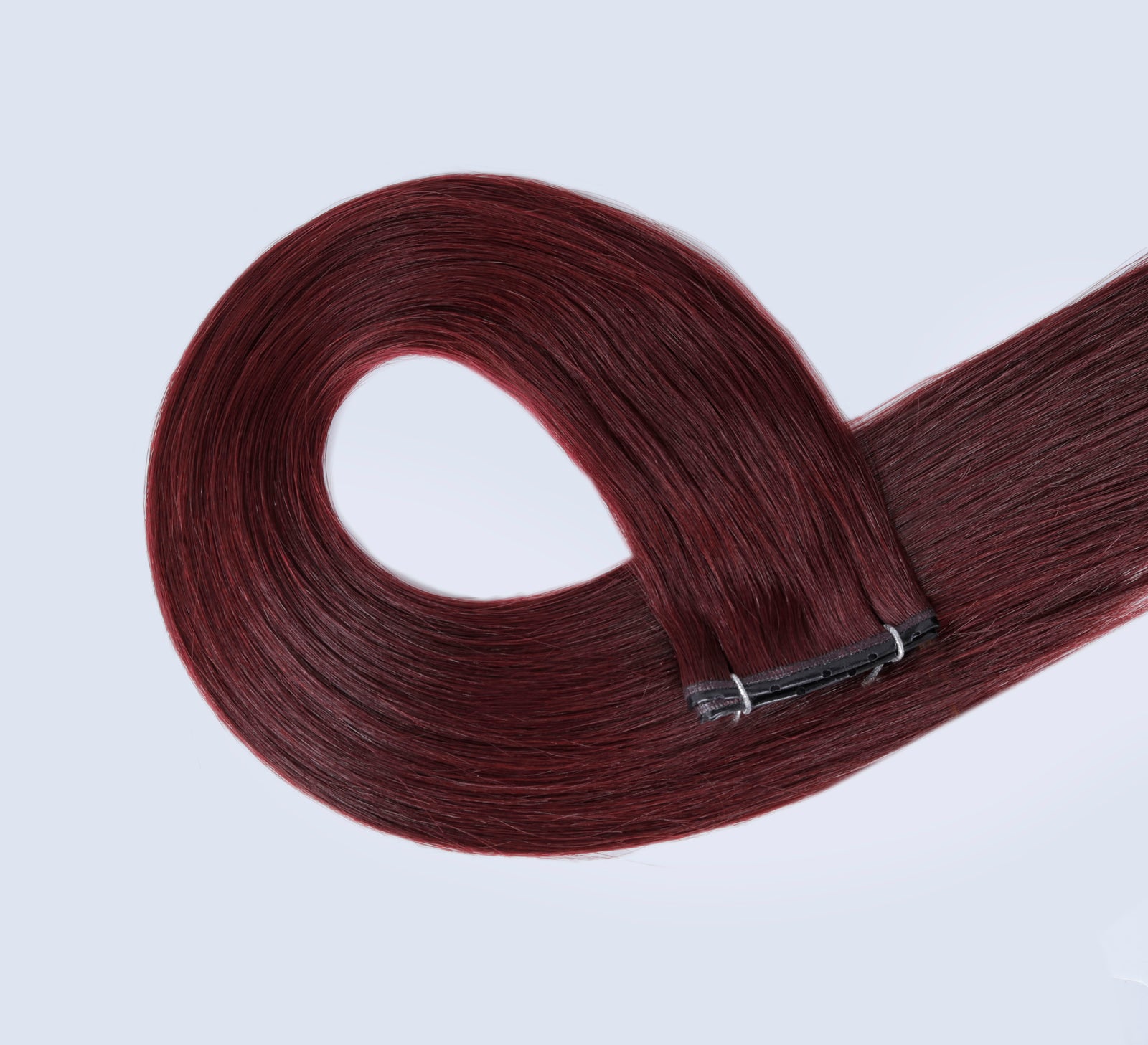 #Burgundy Butterfly Weft™ Extensions