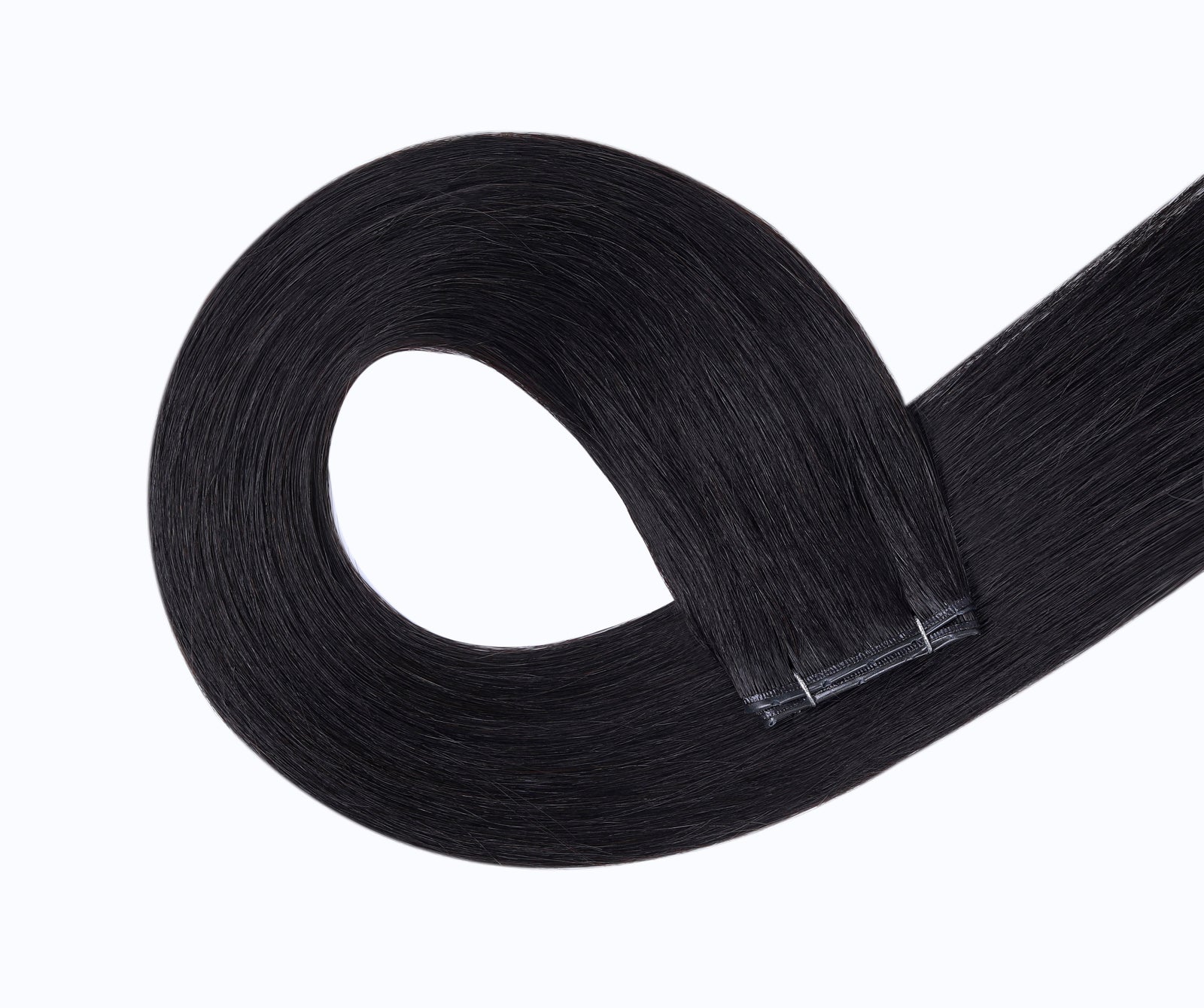 #1B Off-Black Butterfly Weft™ Extensions