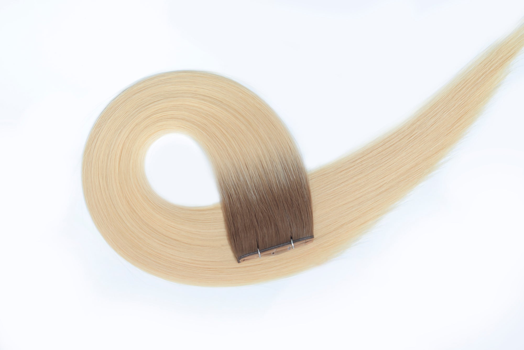 Rooted Hollywood Blonde Butterfly Weft™ Extensions (NEW)