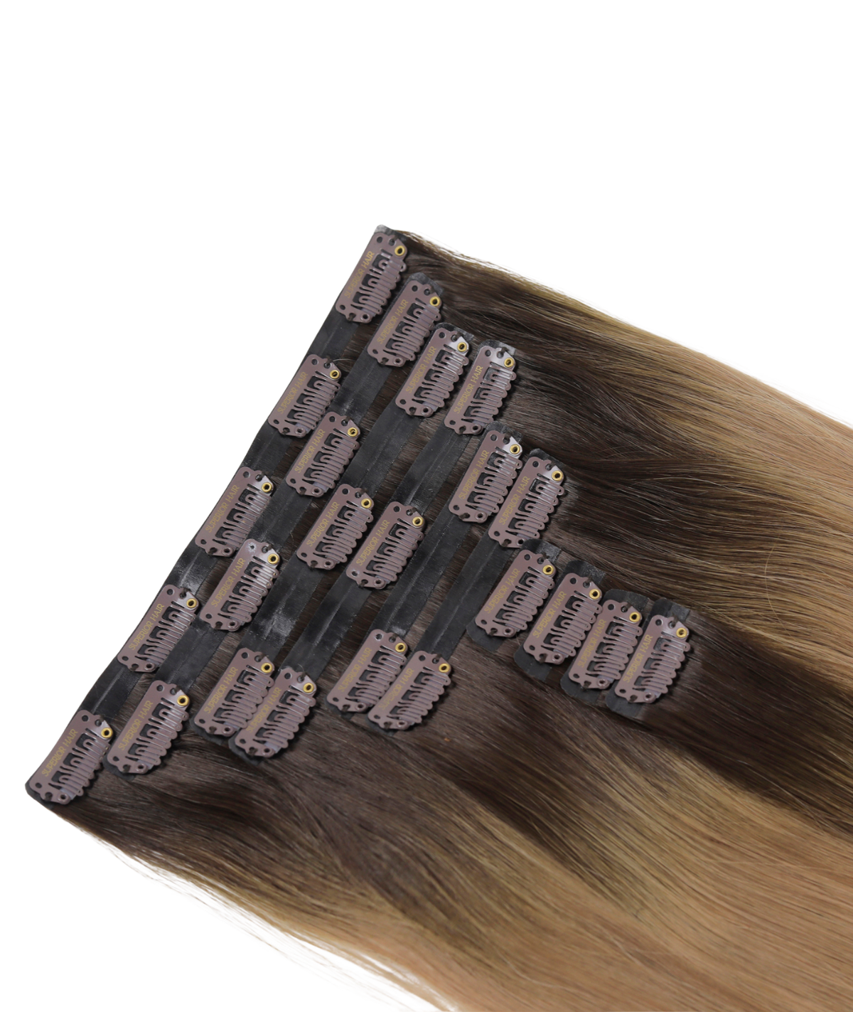 #Mochaccino Melt Seamless Clip In Hair Extensions