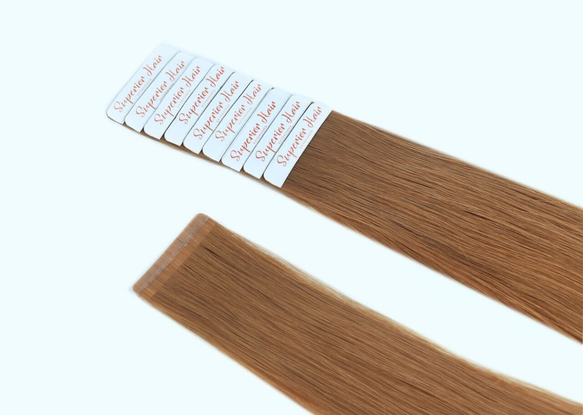 #Natural Red Ultra Seamless Tape In Extensions