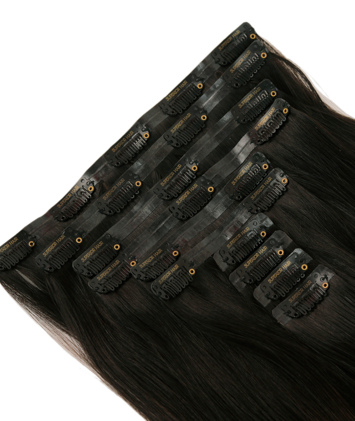 #Off Black Balayage Seamless Clip In Hair Extensions (DISCONTINUED)