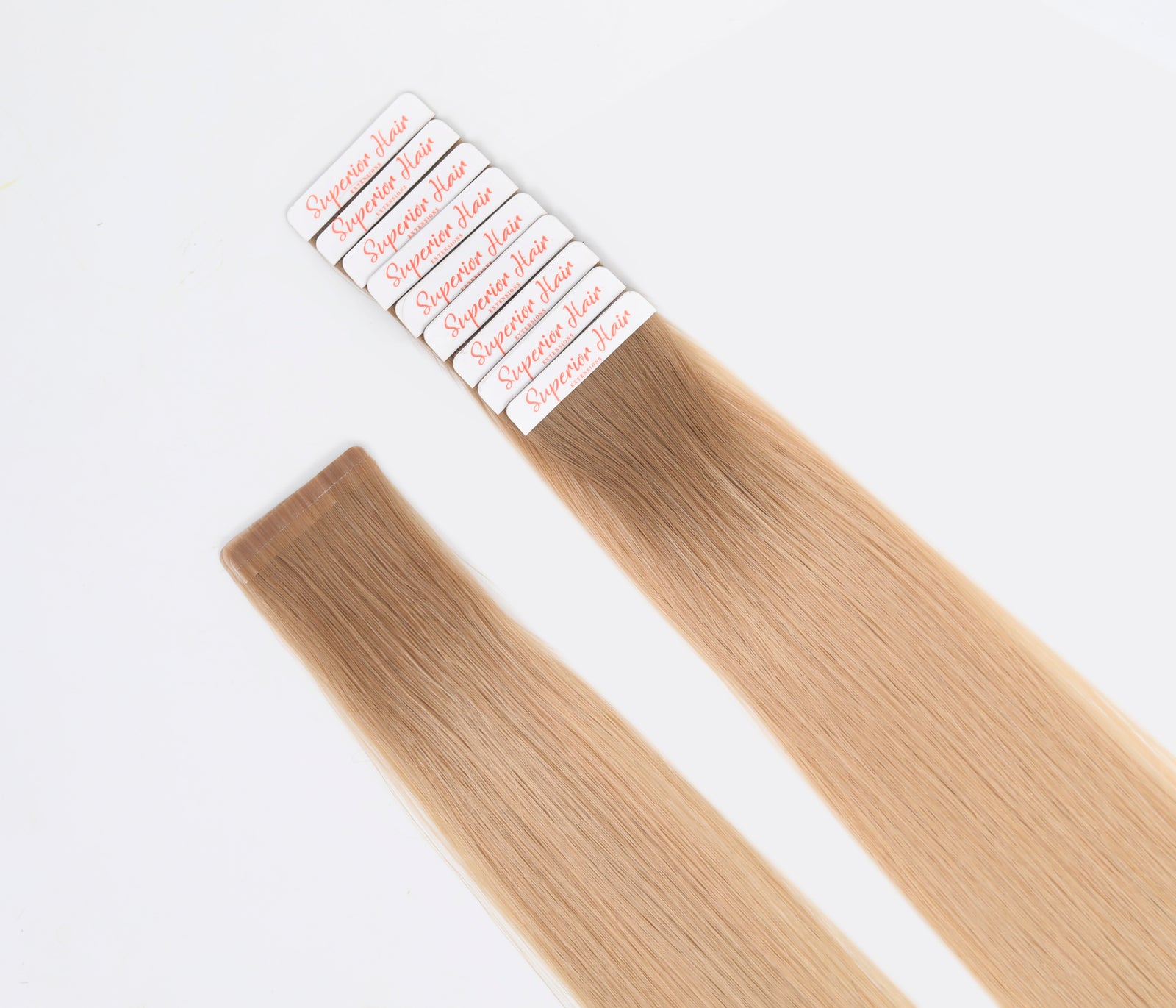 #Rooted Beach Blonde Ultra Seamless Tape In Extensions (NEW)