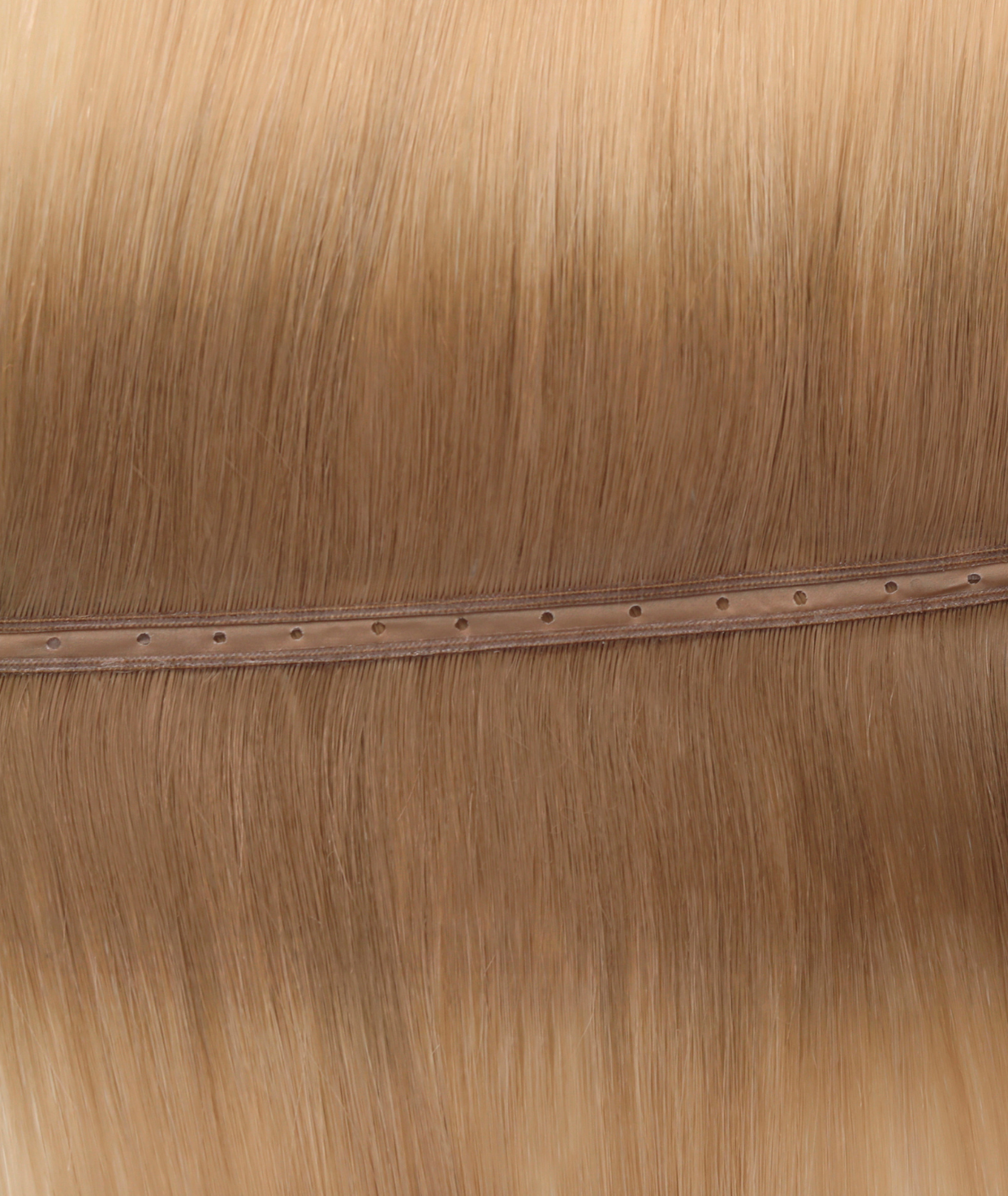 #Rooted Beach Blonde Butterfly Weft™ Hair Extensions