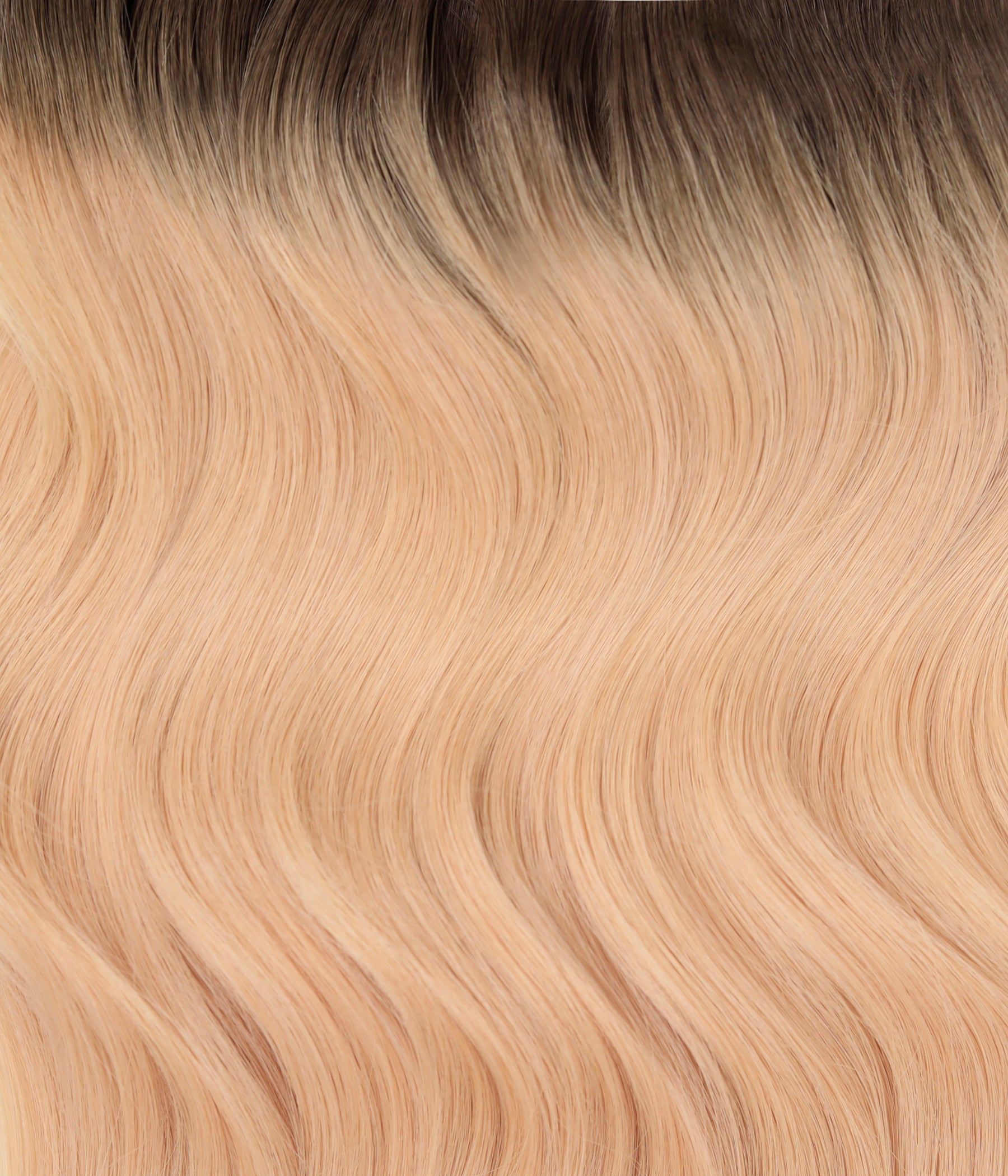 #Rooted Beach Ash Blonde Ultra Seamless Tape In Extensions (NEW)