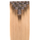 #Rooted Champagne Chestnut Seamless Clip In Hair Extensions
