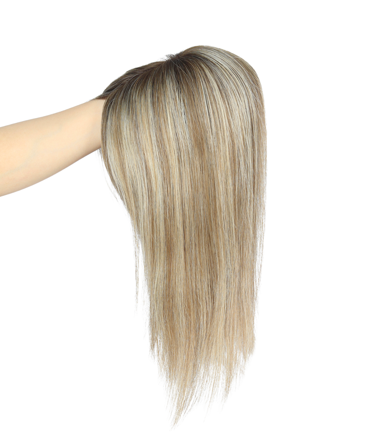 #Rooted Hazelnut Twist Topper With Invisible Wire