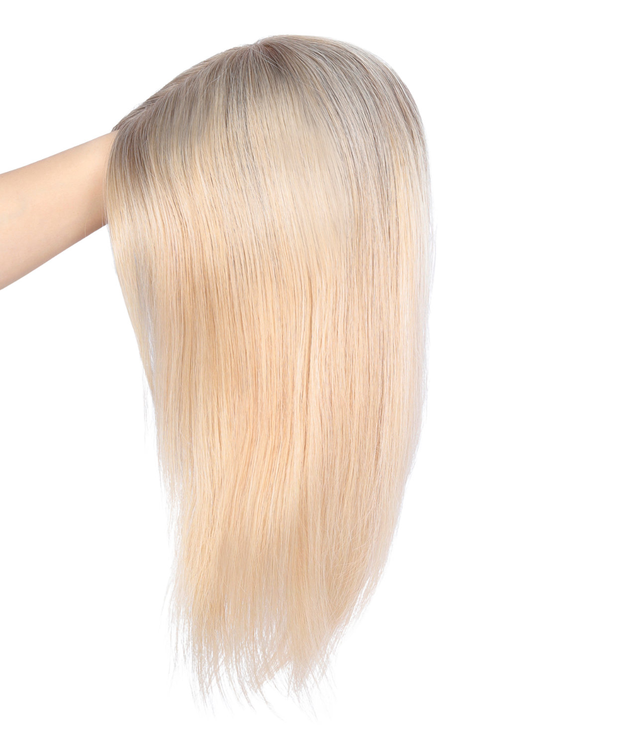 #Rooted The Blonde Topper With Invisible Wire