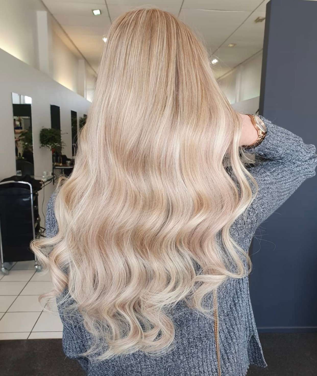 #Sandy Blonde Balayage Ultra Seamless Tape In Extensions