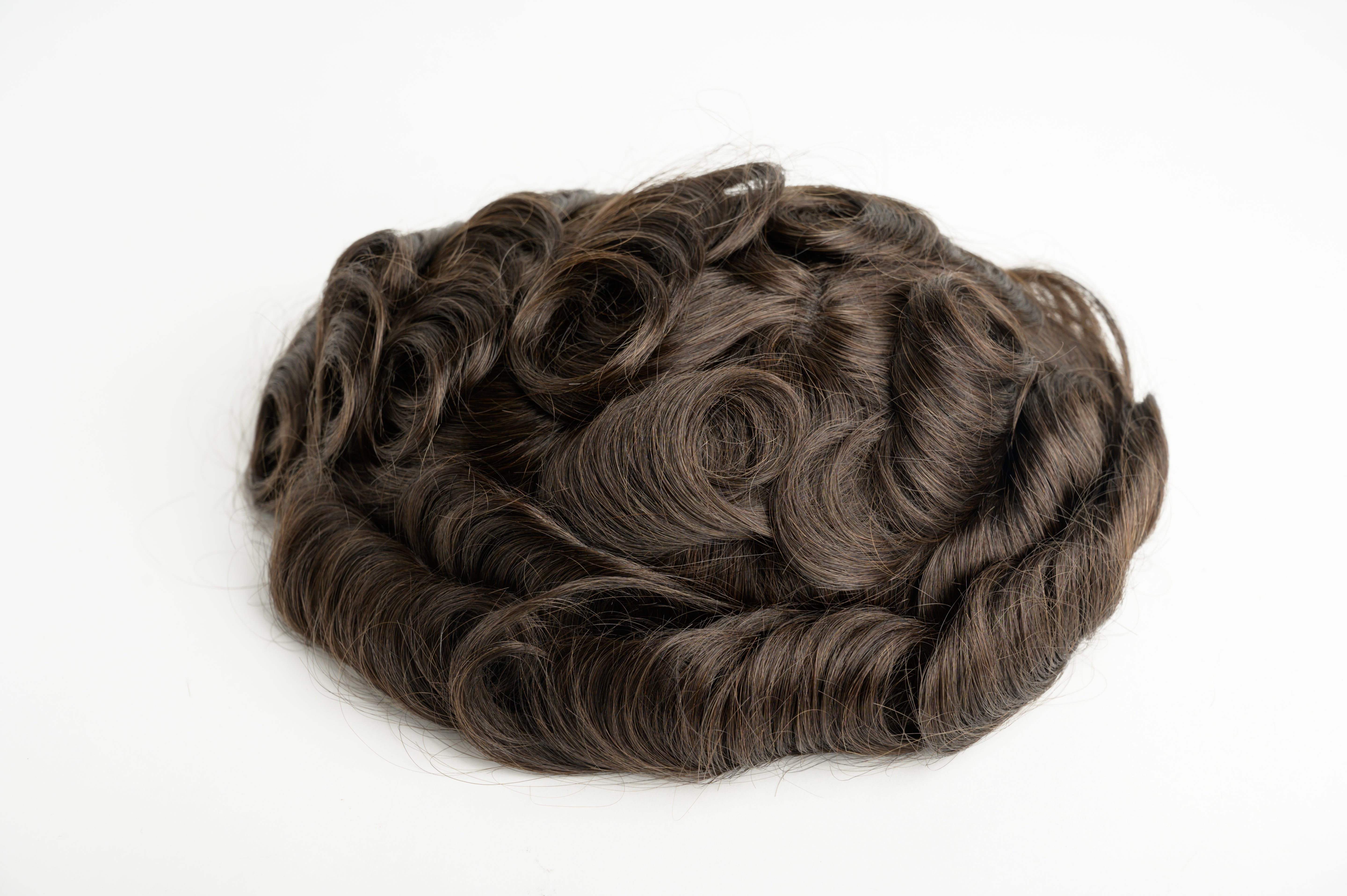 #3 Natural Warm Brown Lace Front Hair System