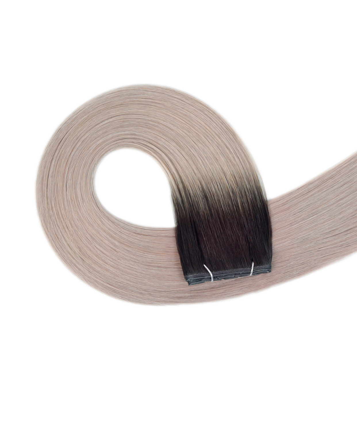 #Smokey Ombre Butterfly Weft™ Hair Extensions