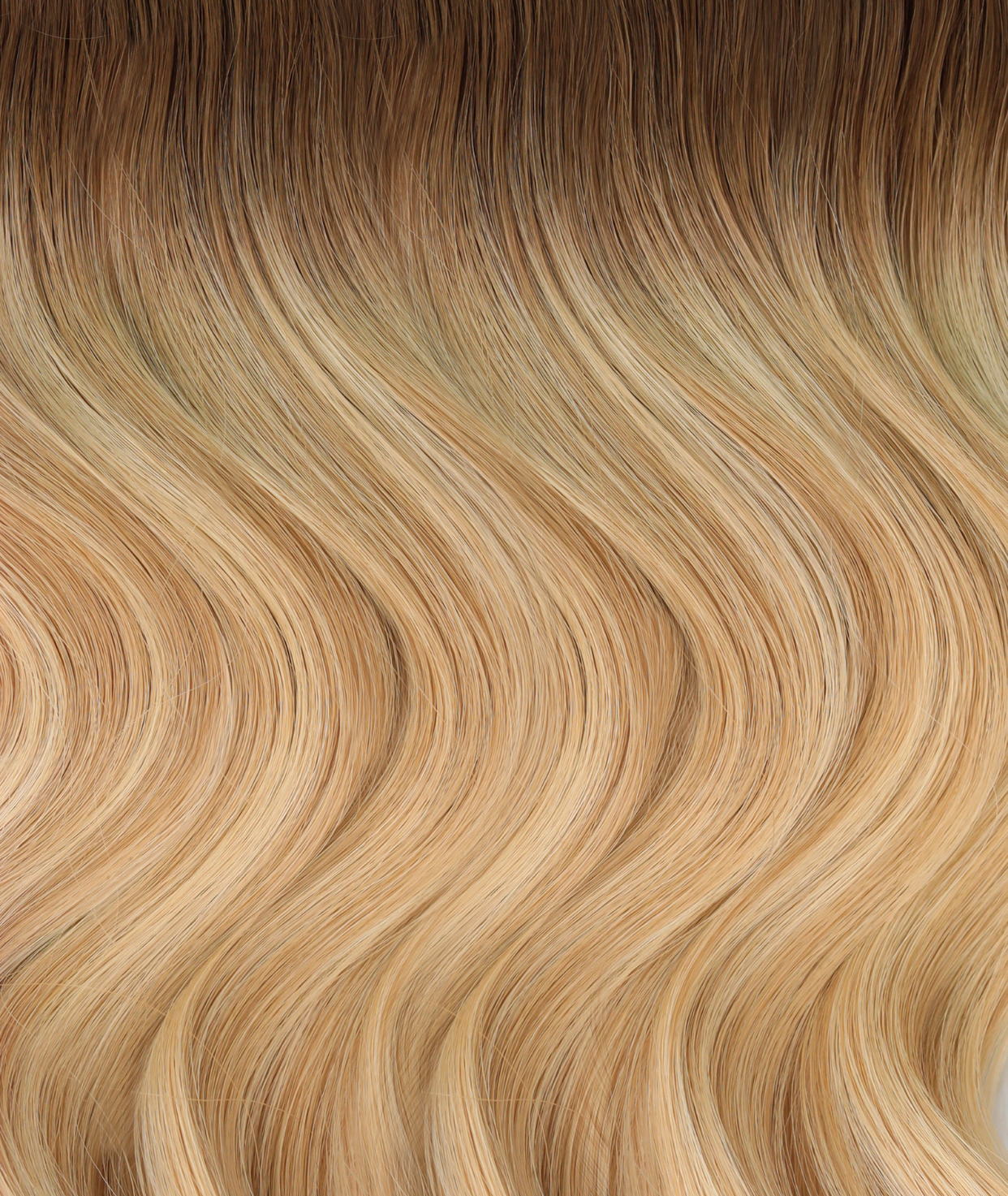 #Toffee Cream Balayage Butterfly Weft™ Hair Extensions
