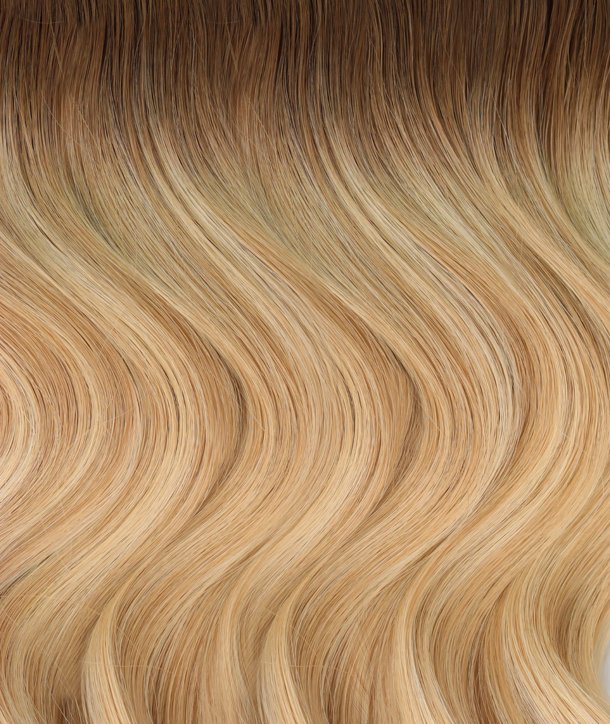 #Toffee Cream Balayage Seamless Clip In Extensions