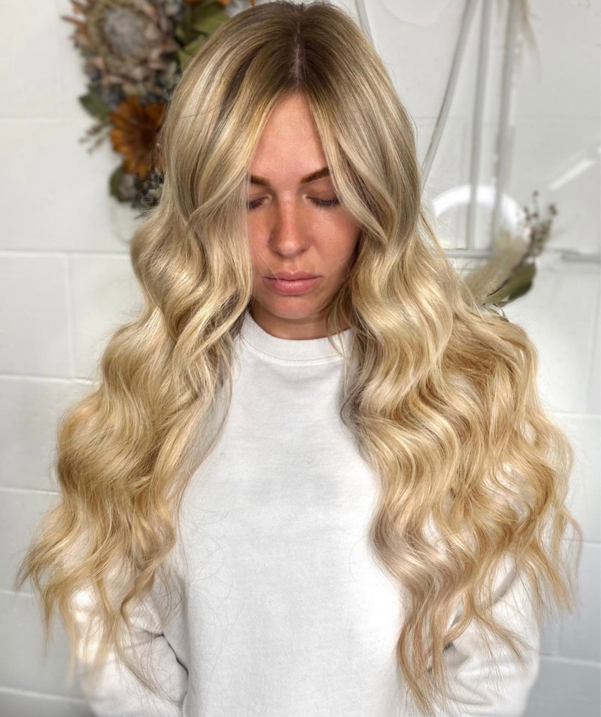 #Toffee Cream Balayage Nano Tip Hair Extensions