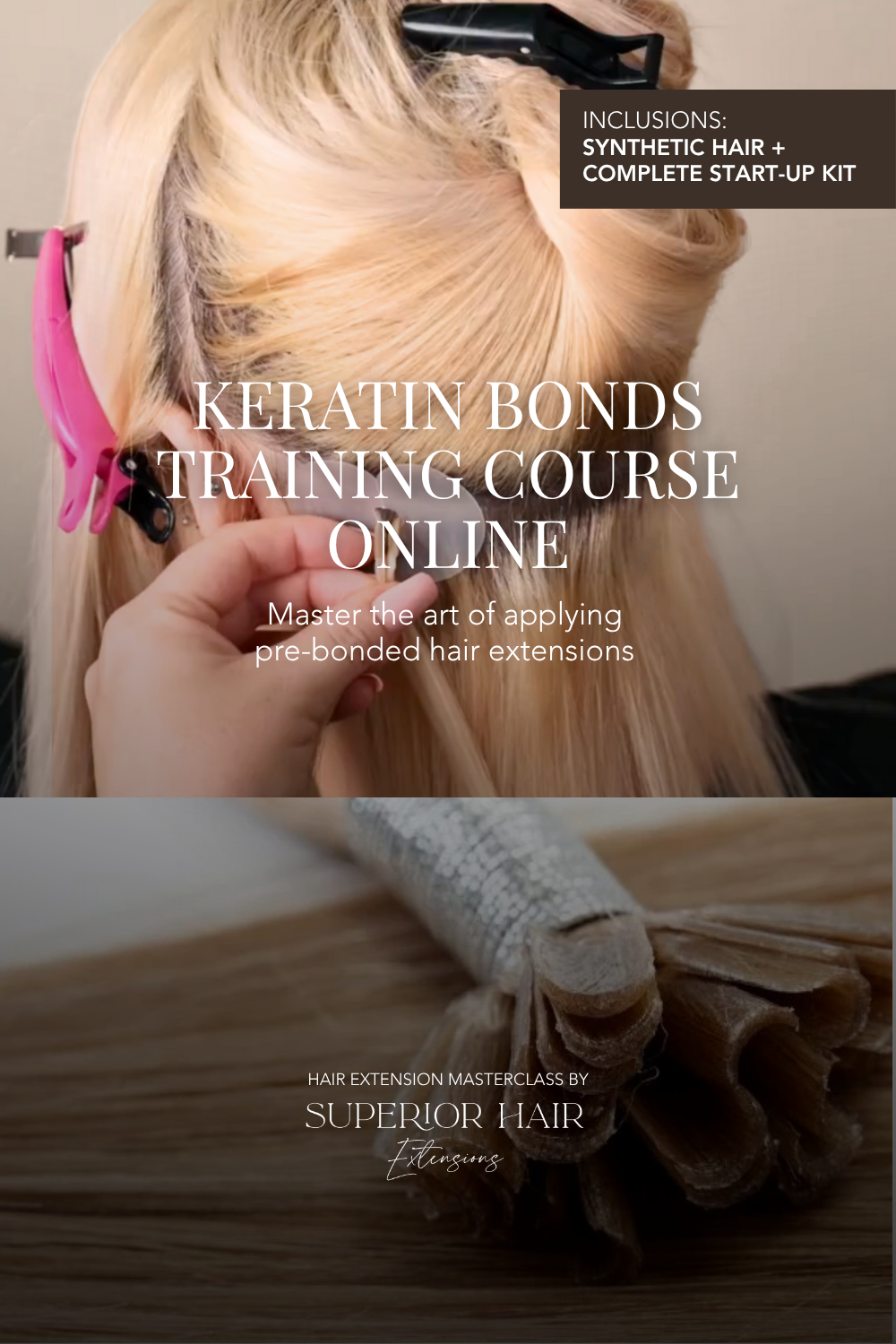 Superior Hair Keratin Bond U Tip Training Course Online