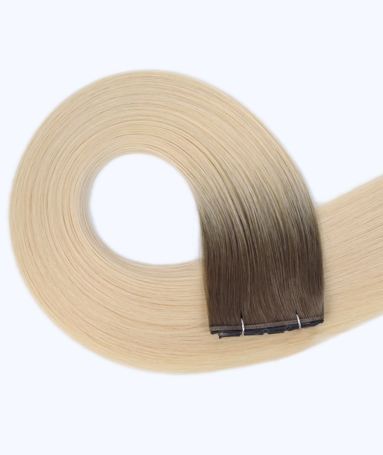 #Arctic Blonde Balayage Butterfly Weft™ Hair Extensions