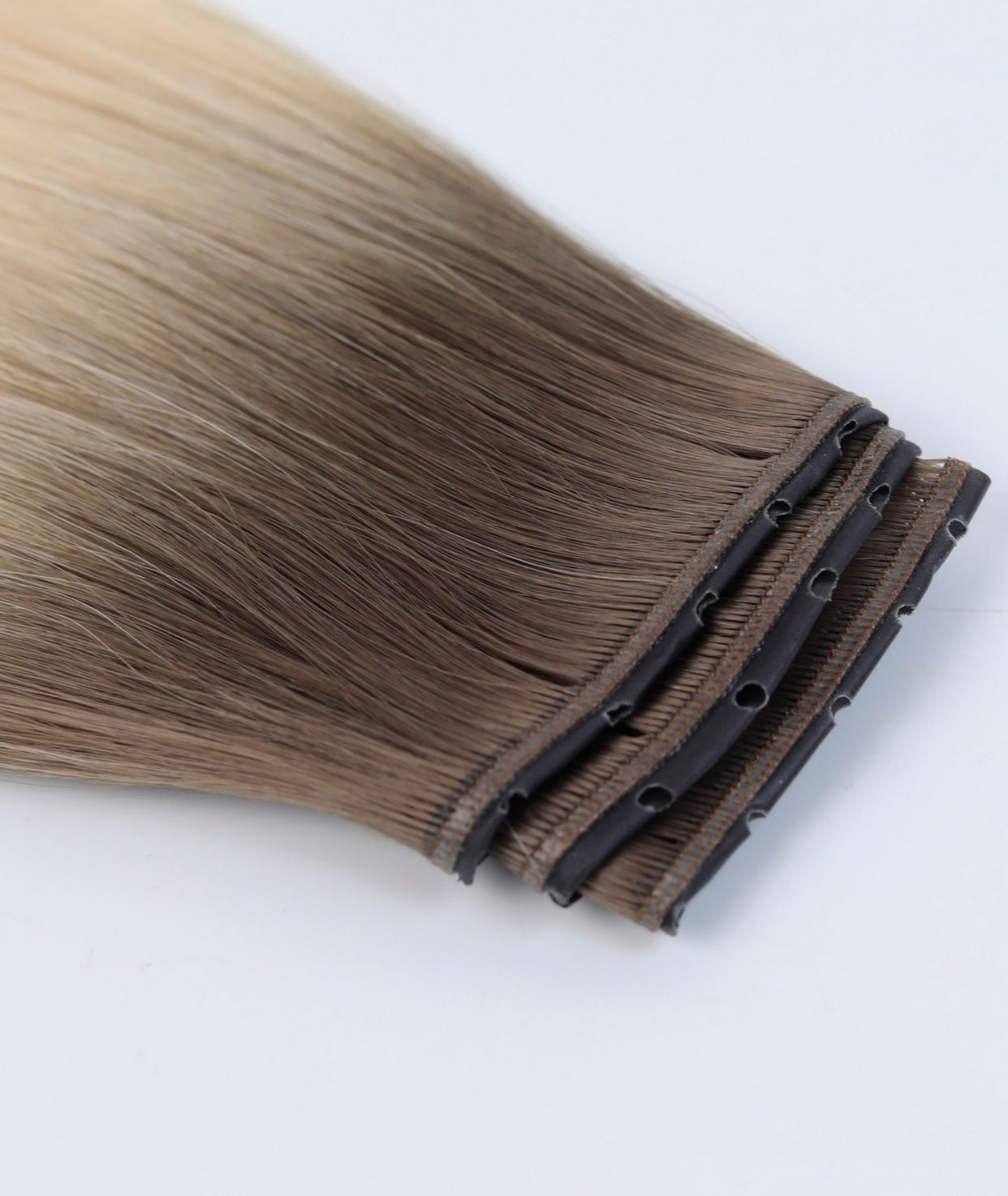 #Arctic Blonde Balayage Butterfly Weft™ Hair Extensions