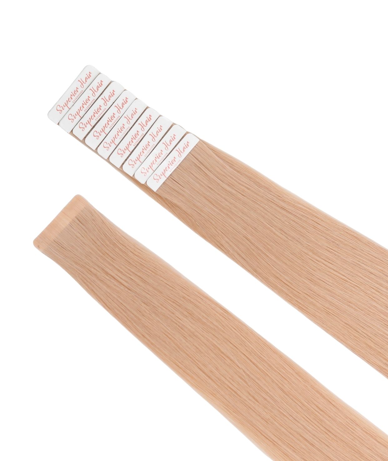 #Beach Blonde Ultra Seamless Tape In Hair Extensions