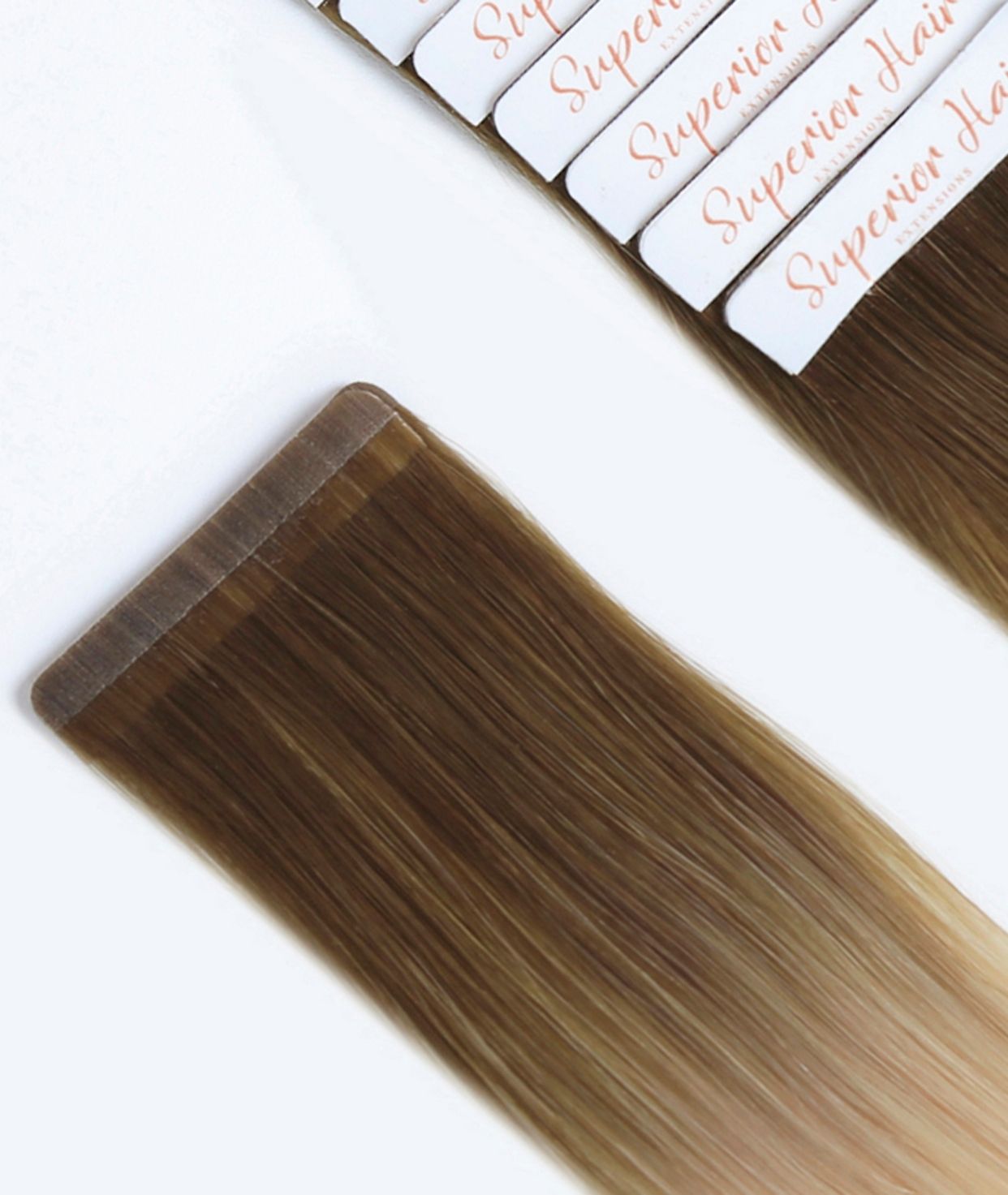 #Beach Blonde Ombre Ultra Seamless Tape In Hair Extensions (DISCONTINUED)