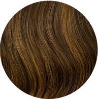 #Chocolate Brown Balayage Genius Weft Extensions