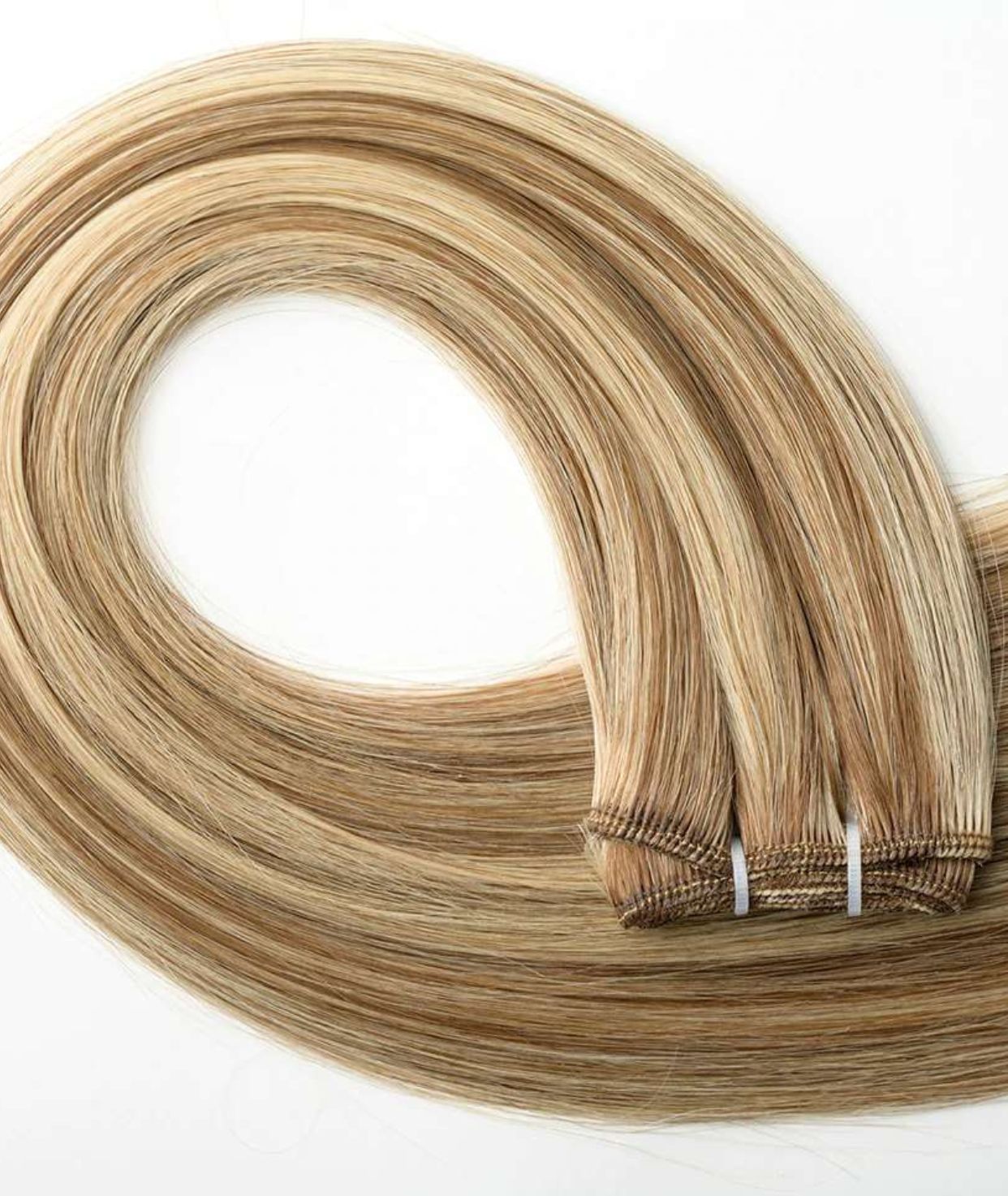 #Hazelnut Twist Traditional Weft Extensions