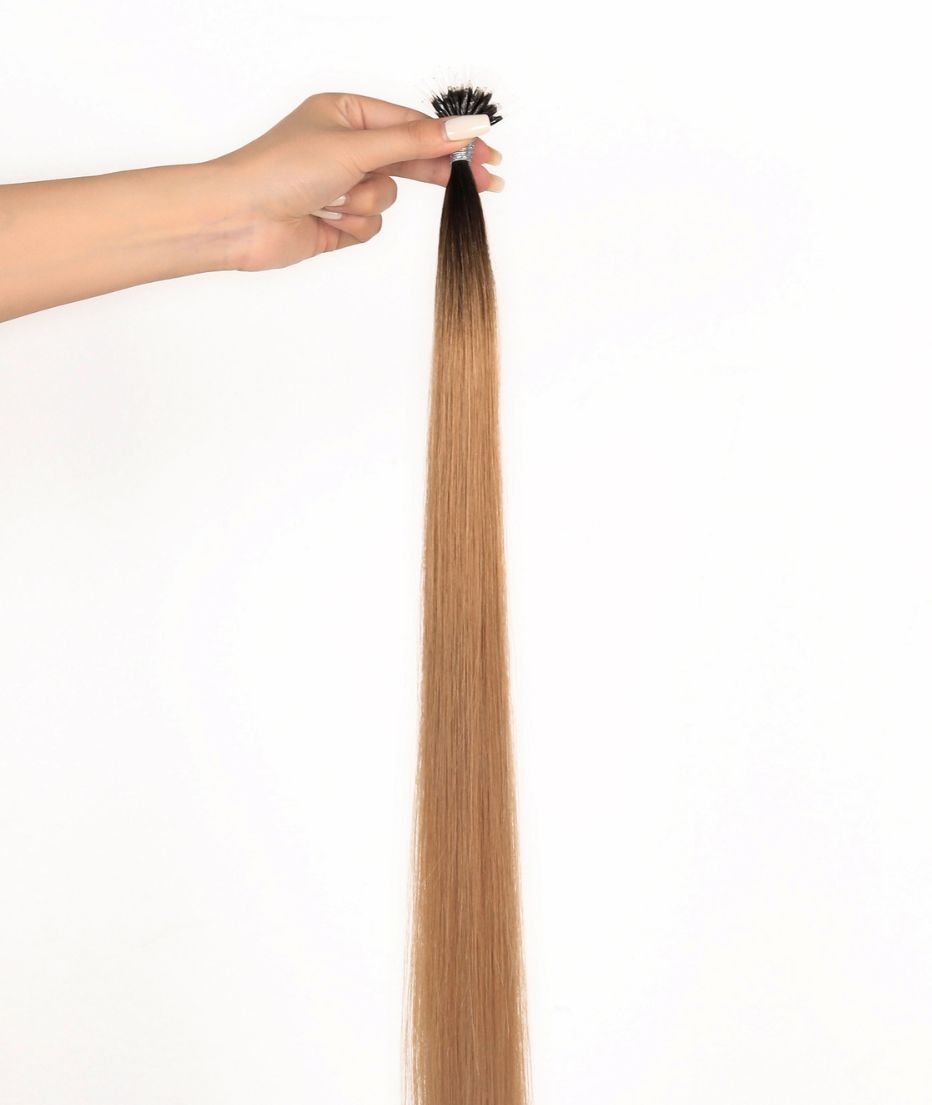 #Mochaccino Melt Nano Tip Hair Extensions